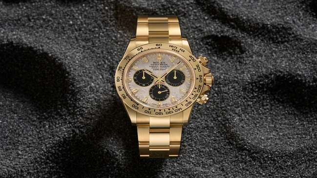 Komplettansicht der Rolex Daytona Meteorite Dial Uhr