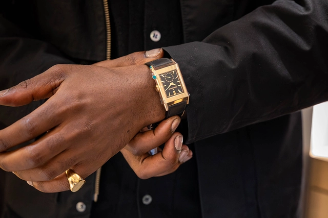 Jaeger-LeCoultre Uhr Reverso am Handgelenk