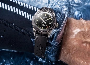  Vulcain – Skindiver Nautique GMT, Taucheruhr mit GMT-Komplikation