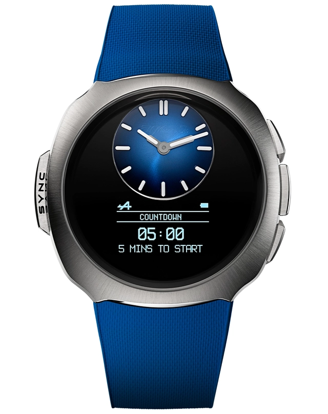 H. Moser & Cie. X Alpine Motorsports: Streamliner Alpine Mechanics Edition, Smartwatch