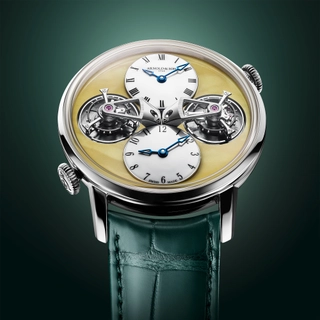 Arnold & Son Double Tourbillon White Gold, Bernstein-Edition, frontal