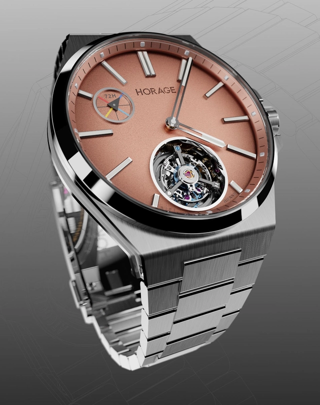 Horage Autark Tourbillon Salmon Dial