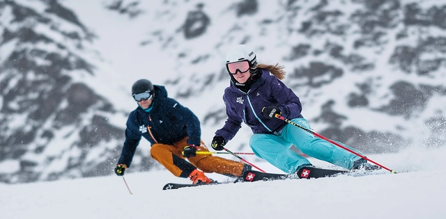 Das SKIMAGAZIN-Team auf der Piste.