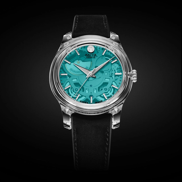 ArtyA Luminity Wavy Micro-Rotor Sapphire Cyan