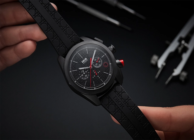 Dior Chiffre Rouge Chronograph 41 mm, Black Ultramatte Steel, Referenz: CD08461X1447_0000