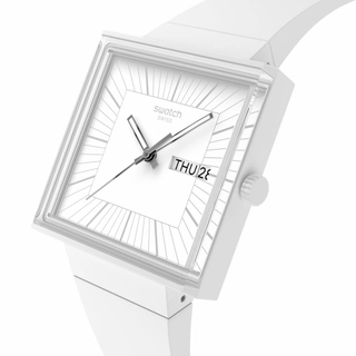 Swatch What If Allwhite Halbseite