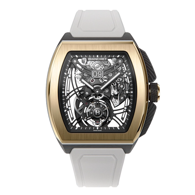 Bianchet Flying Tourbillon Grande Date B 1.618 Hybrid Gold Reference: HBGLFTGD4