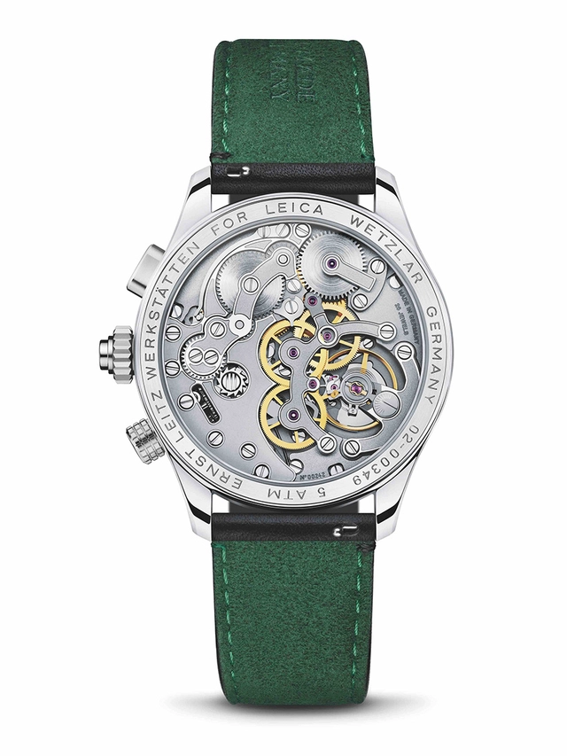 Leica Watch ZM2 in Urban Green, Gehäuseboden