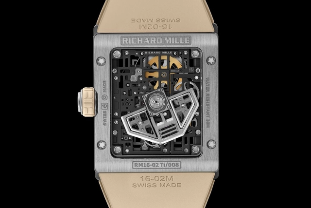 Rückseite der Richard Mille RM 16-02 Automatic Extraflat