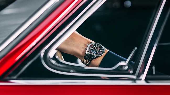 TAG Heuer Carrera Chronosprint x Porsche Rallye, Edelstahluhr Referenz CBS2015.EB0381