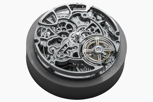 Watchtime-KrossStudio-MT1ChronomètreTourbillon7Jours-Werk.jpg Das neue Kaliber KS7`010MT der MT1 Chronomètre Tourbillon 7 Jours, Uhrwerk mit Tourbillon-Komplikation