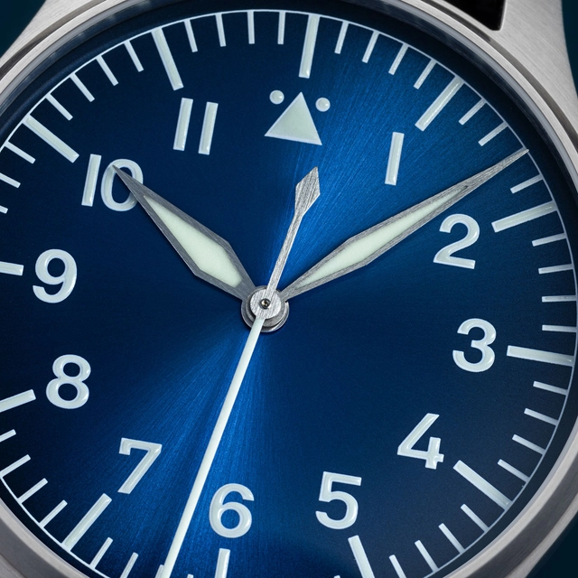 Stowa Flieger Klassik 40 Sunray Blue Baumuster A