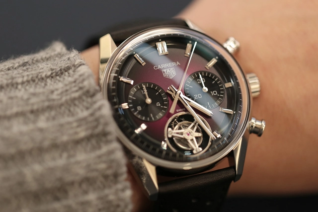 TAG Heuer Carrera Chronograph Tourbillon am Handgelenk