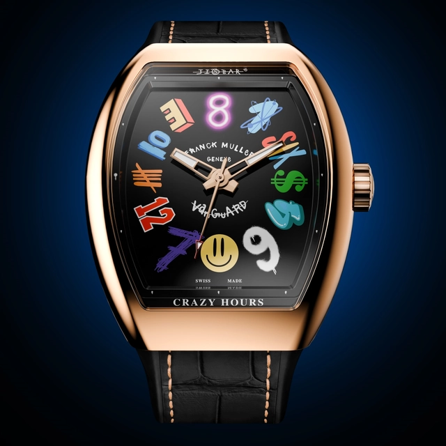 2 Muller.jpg Front der Vanguard Crazy Hours Jisbar von Franck Muller