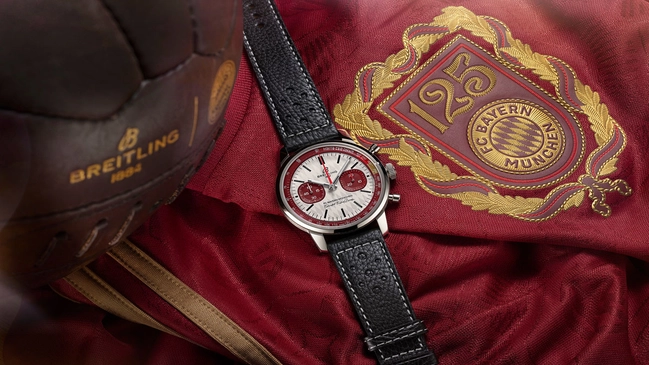 Breitling Top Time B 01 125 Jahre FC Bayern München Limited Edition mit Wappen
