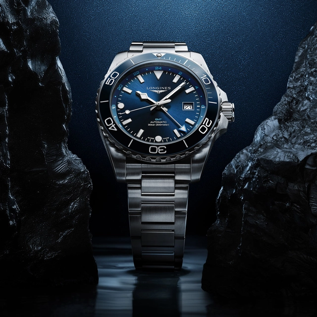 Longines: HydroConquest 2024 mit blauem Sonnenschliffzifferblatt