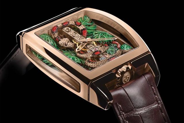 Corum Golden Bridge Classic Snake Aufmacher