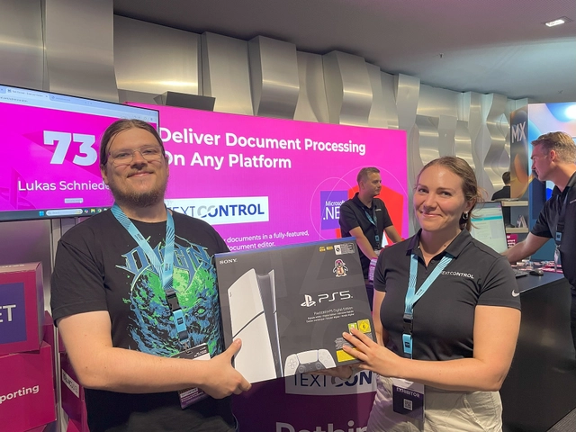 Verlosung TextControl