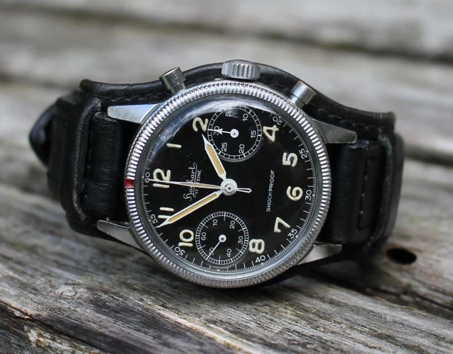 Der Bundeswehrchronograph von Hanhart. 