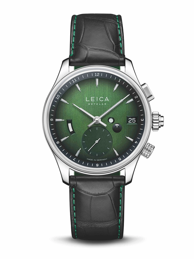 Leica ZM2 Urban Green mit Alligatorlederband Leica ZM2 Urban Green mit Alligatorlederband