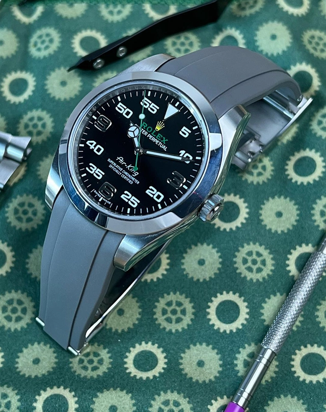 Everest – Kautschuk-Uhrenarmbänder Everest – Kautschuk-Uhrenarmbänder, Kautschukband für Rolex