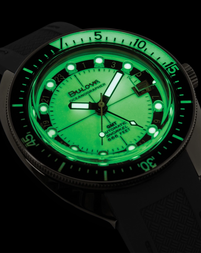 WatchTime-Bulova-OceanographerGMTAutomatic-Lume.jpg Bulova – Oceanographer GMT Automatic 98B407