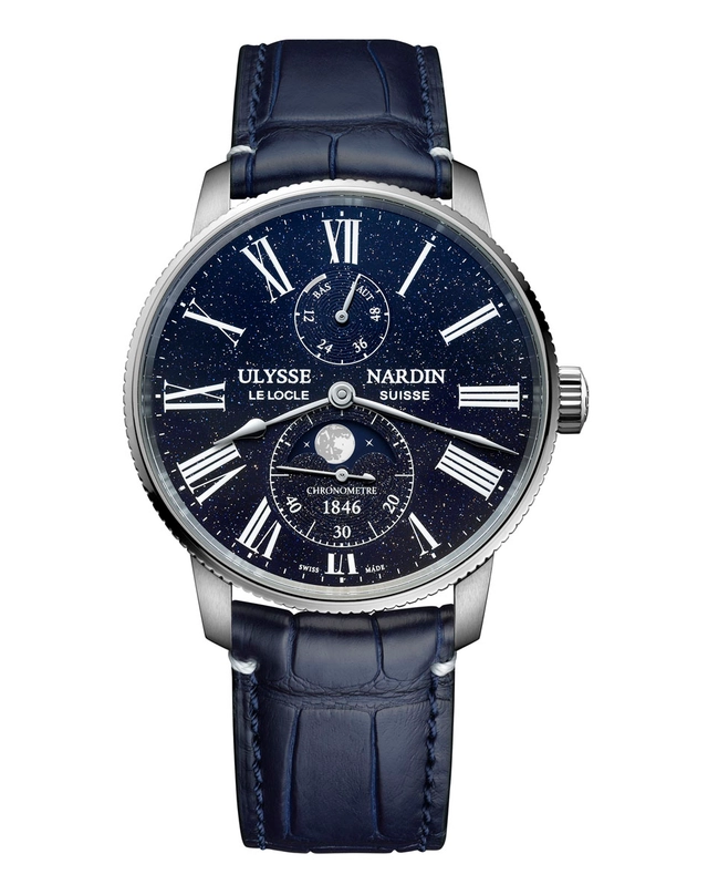 Ulysse Nardin Marine Torpilleur Moonphase Aventurine