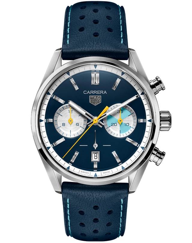 Tag Heuer – Carrera Chronograph Limited Edition, Chronograph aus Edelstahl mit Automatikwerk