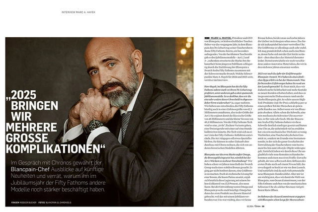 Chronos 02.2024: Interview mit Blancpain-Chef Marc A. Hayek