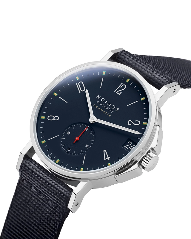 Nomos Glashütte Ahoi neomatik 38 Datum Atlantik