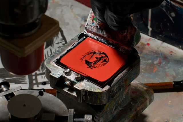 Venezianico Arsenale Sumi-e Druckverfahren