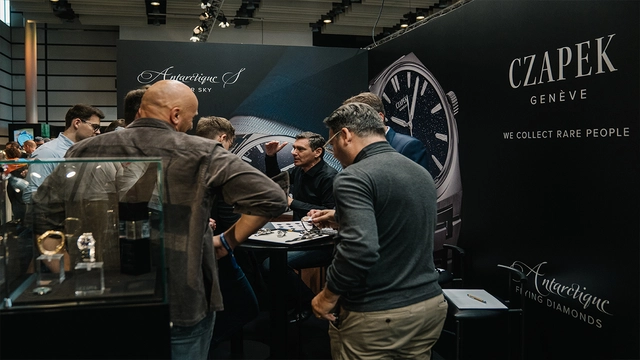 WatchTime Düsseldorf, am Stand von Czapek