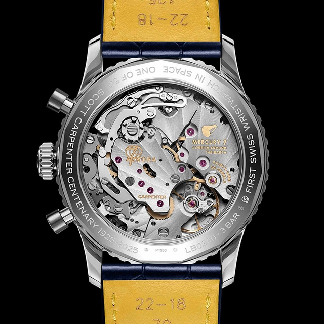 Breitling Navitimer B02 Chronograph 41 Cosmonaute Scott Carpenter Centenary Edition, Gehäuseboden