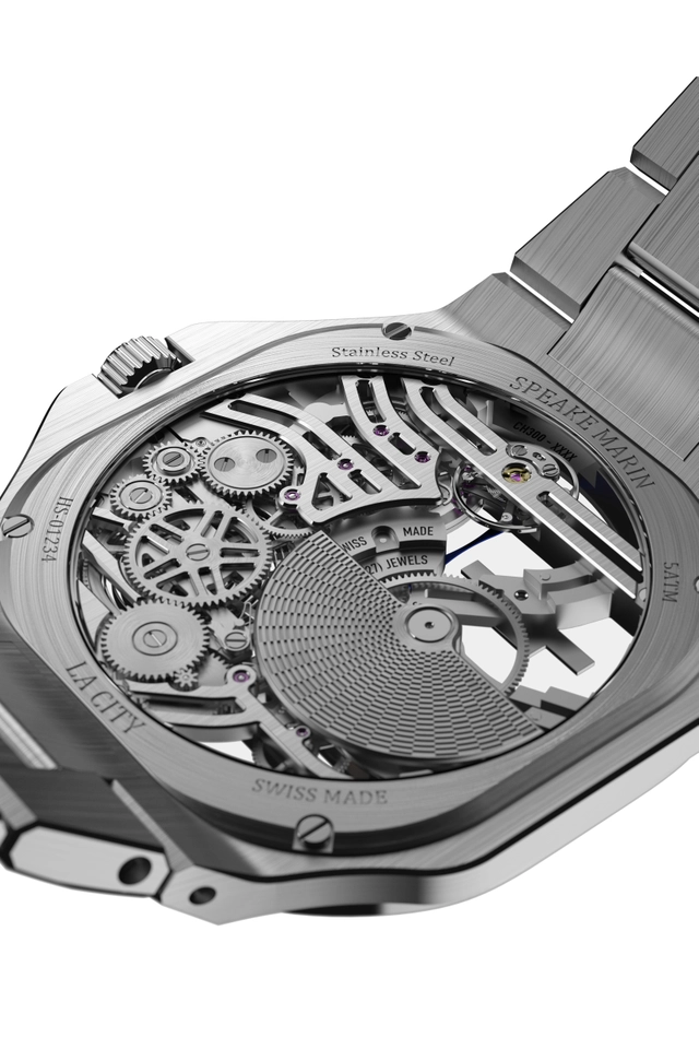 Speake Marin Ripples Skeleton, Rückseite