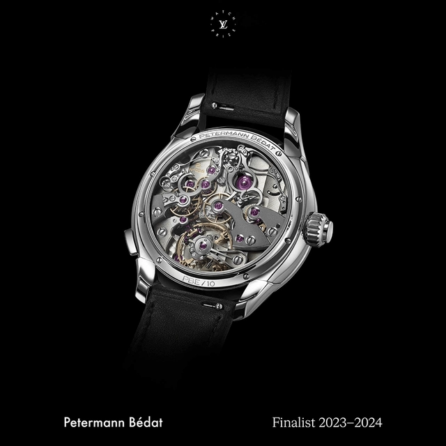 Petermann Bédat Reference 2941 monopusher split-seconds chronograph in Platin" width="578" height="578