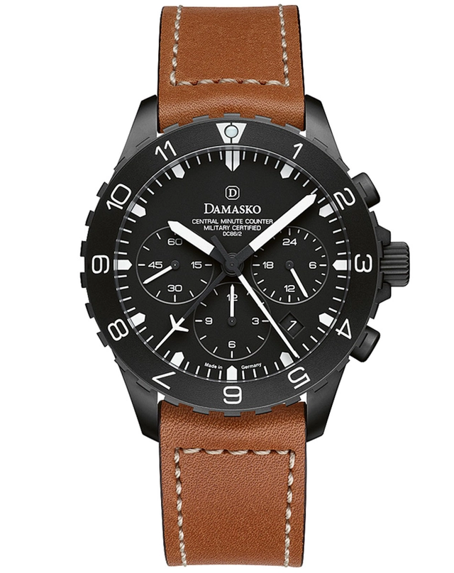 Damasko DC86/2 Black mit braunem Band Soldat