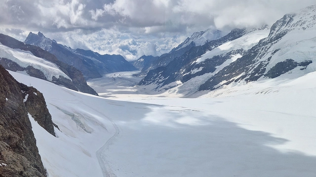 Gletscherzunge des Aletschgletschers
