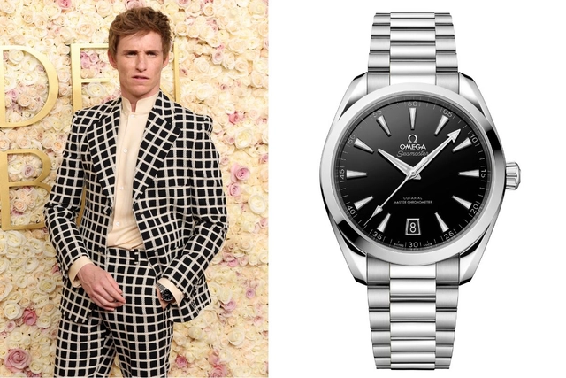 Eddie Redmayne mit der Omega Seamaster Aqua Terra