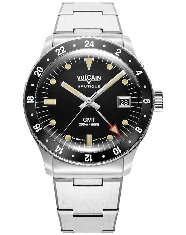 Vulcain – Skindiver Nautique GMT, TAucheruhr mit GMT-Funktion