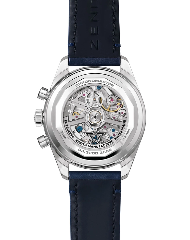 Zenith Chronomaster Original blau Bodenansicht Zenith Chronomaster Original blau Bodenansicht