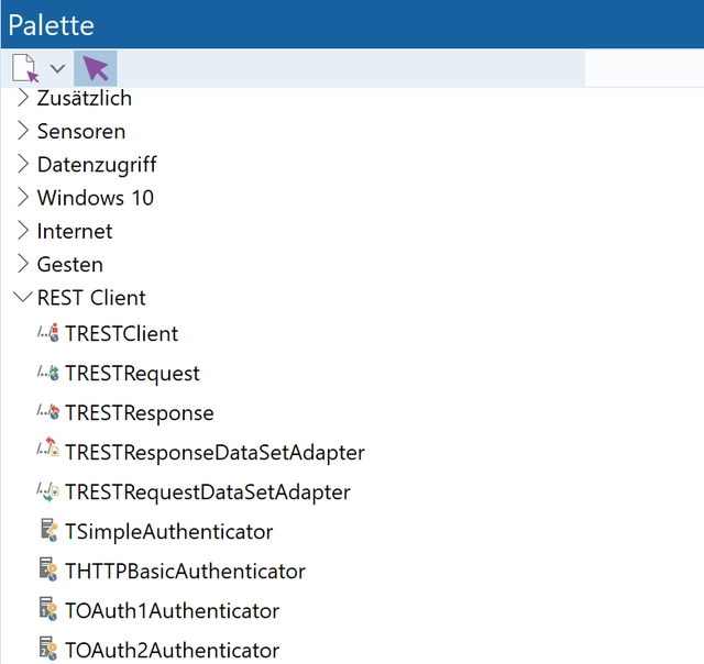 REST-Client-Komponenten in Delphi für FireMonkey-Apps (Bild 1) REST-Client-Komponenten in Delphi für FireMonkey-Apps (Bild 1)