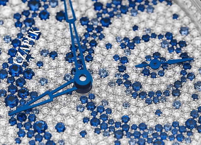Czapek, Luxusuhr mit Diamantbesatz und Weißgold-Gehäuse