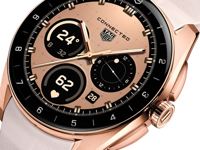 TAG Heuer: Connected Calibre E5 40 mm mit roségoldener PVD-Beschichtung