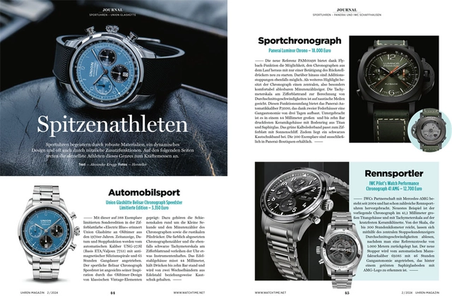 UHREN-MAGAZIN 2.2024: Sportuhren