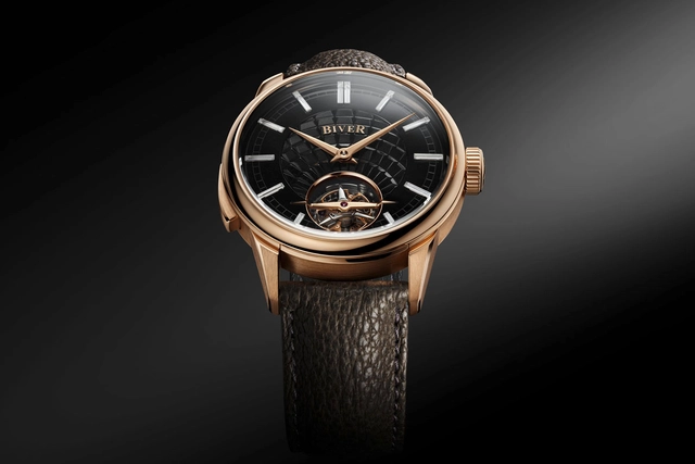 Biver Carillon Tourbillon Rotgold Obsidianzifferblatt