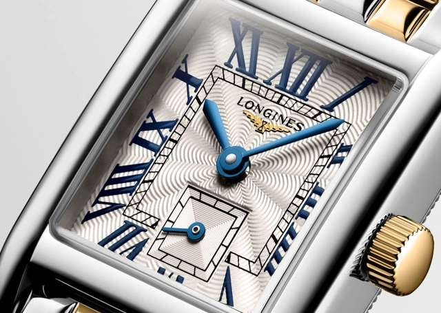 Zifferblatt der Mini DolceVita Bi-Color von Longines