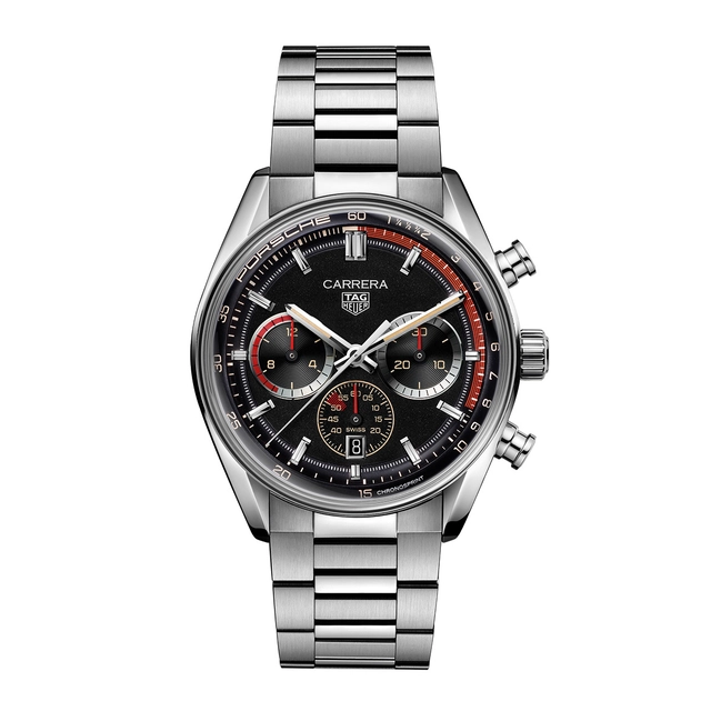 TAG Heuer Carrera Chronosprint x Porsche Rallye, Edelstahluhr Referenz CBS2015.EB0381