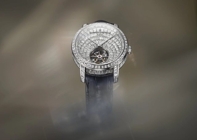 Diamantverzierung der Vacheron Constantin Traditionnelle Tourbillon High Jewellery