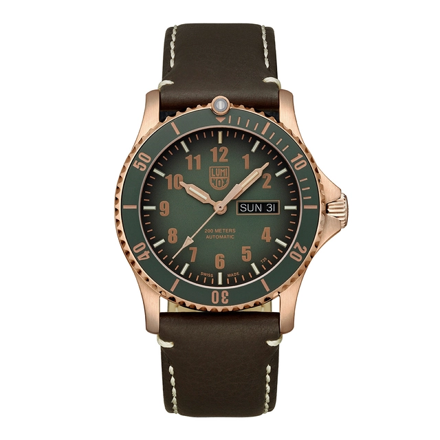 Luminox Bronze Automatic Sport Timer mit Lederband