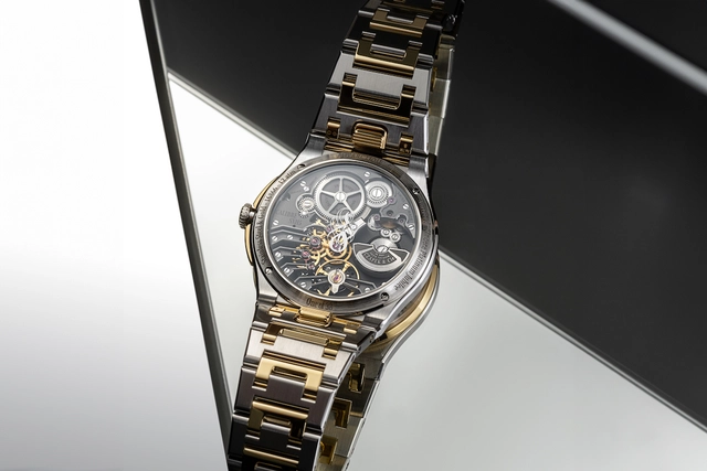 Gehäuseboden der Czapek Antarctique S Mirrored Sincere Platinum Jubilee Edition